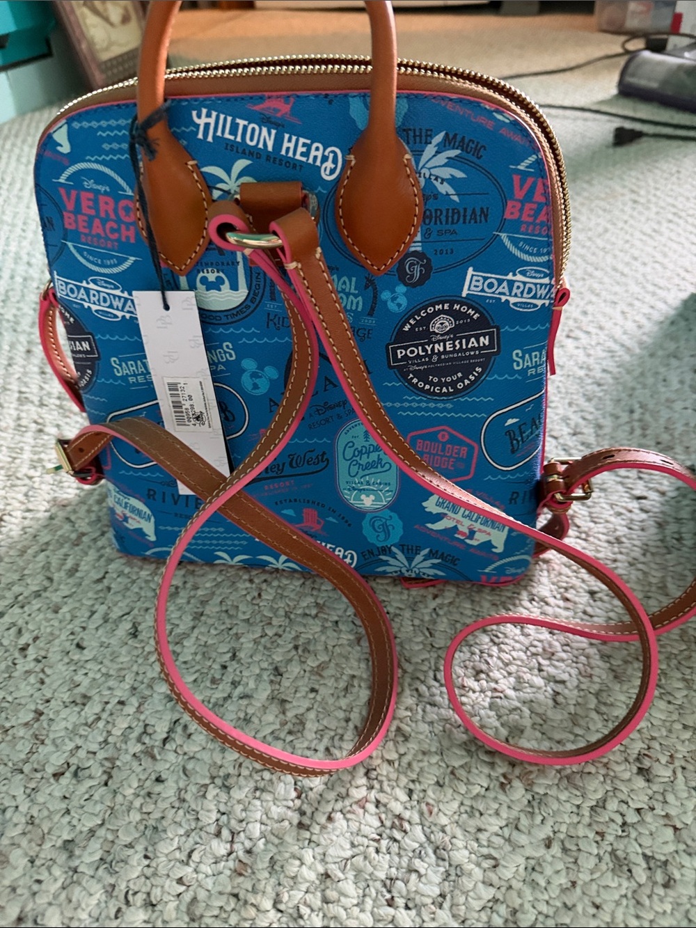Dooney & Bourke Disney Vacation Club Workd of Treasures - Picture 9 of 10